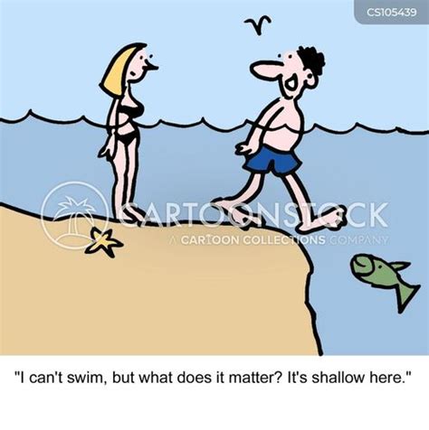 Funny Swimming Cartoons GIFs .